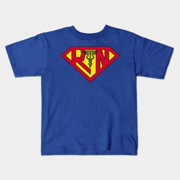 RN - Hero Kids T-Shirt by DavesTees